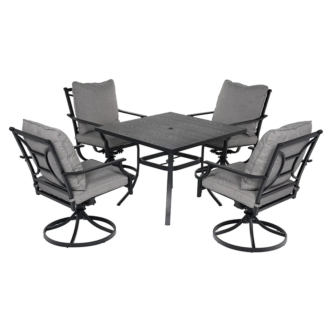 GRAND PATIO Swivel Dining Chairs Outdoor Dining Set Patio Dining Furniture Set