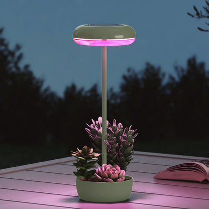 Outdoor Table Lamp Solar Table Lamp with USB-Type C