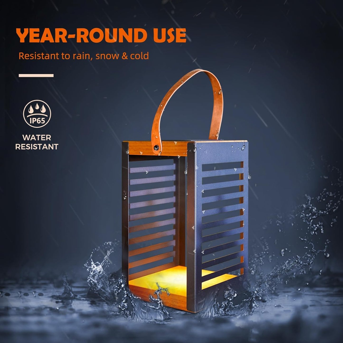 '' Solar Powered Outdoor Floor Lamp