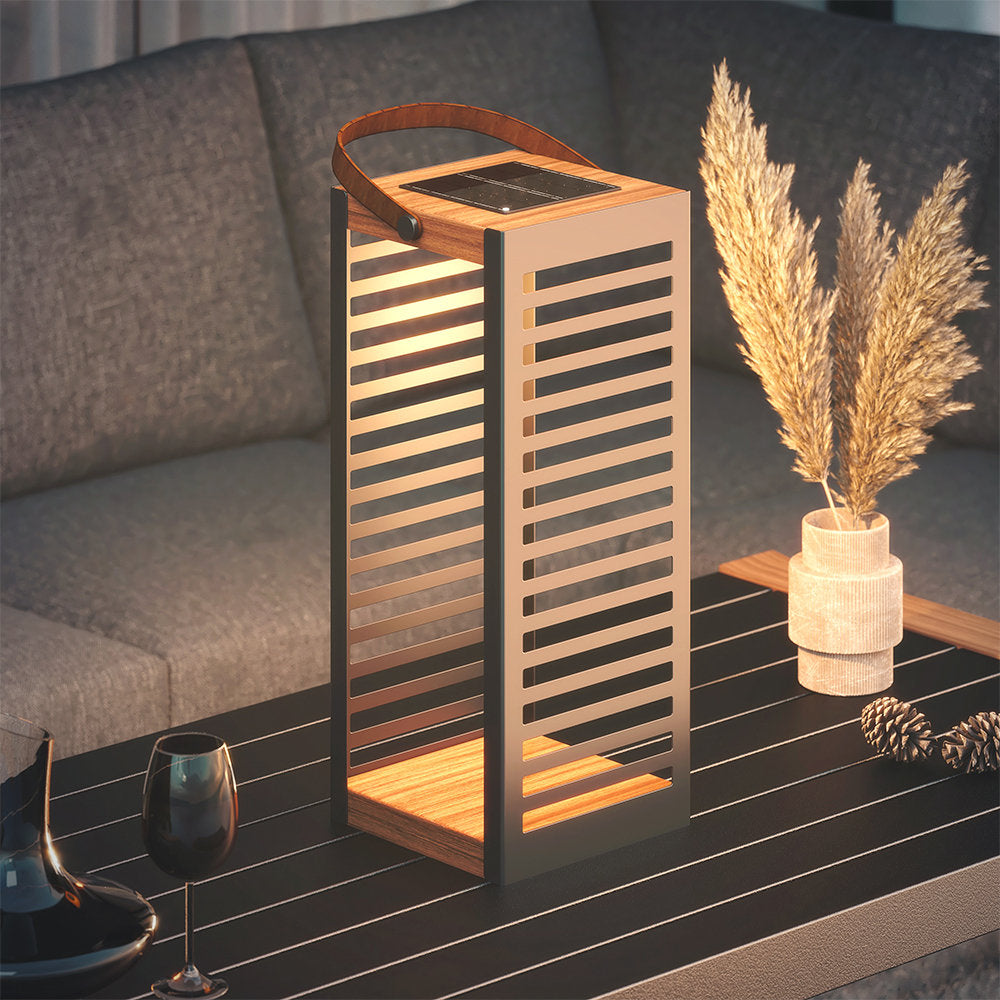 '' Solar Powered Outdoor Floor Lamp