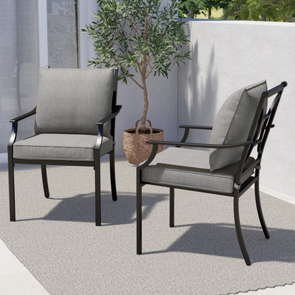 Outdoor Dining Set, Patio Dining Set Metal Patio Garden Set for Backyard,Patio
