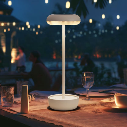 Outdoor Table Lamp Solar Table Lamp with USB-Type C