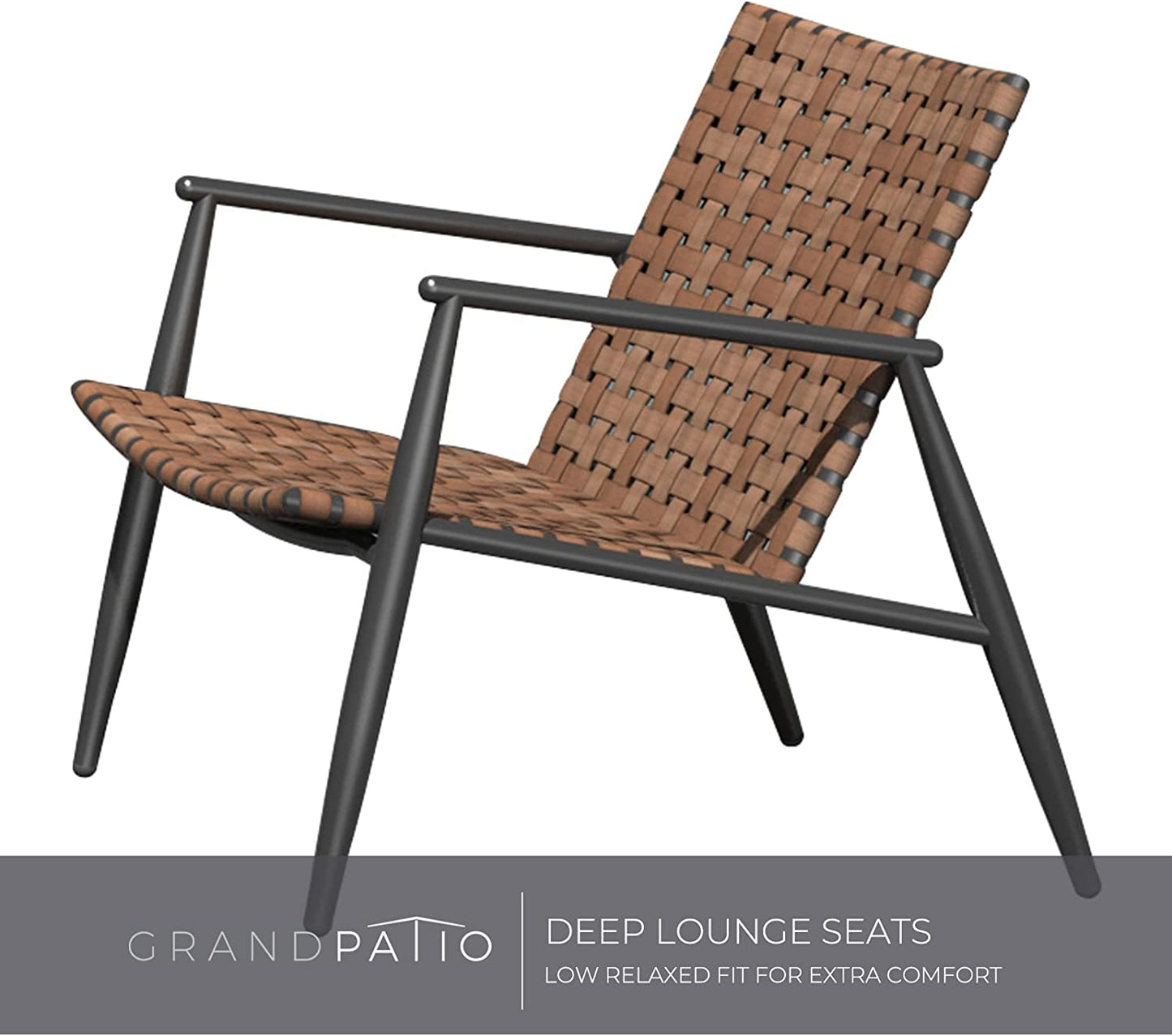 OUTDOOR AKSEL Woven Retro Lounge Chairs