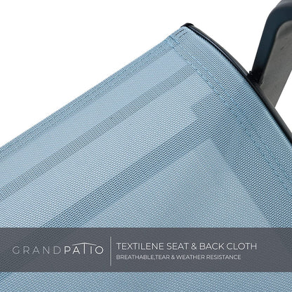 GRAND PATIO Outdoor Mesh Sling Patio Rocking Chairs for Porch, Garden, Patio