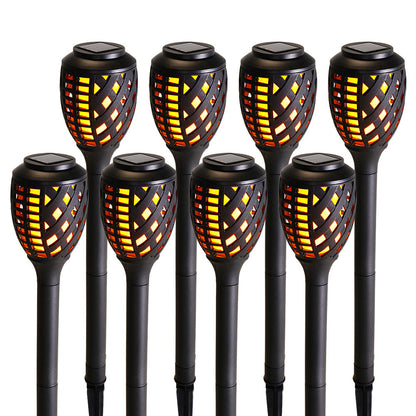 Outdoor Solar Lights, Water-Resistant Flickering Flames Torch Light, Landscape Decoration Lighting