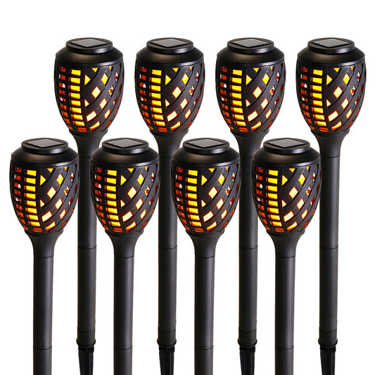 Outdoor Solar Lights, Water-Resistant Flickering Flames Torch Light, Landscape Decoration Lighting