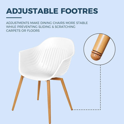 Outdoor Dining Set, Recycled Plastic Dining Chairs, Whale Modeling Design