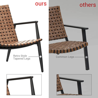 OUTDOOR AKSEL Woven Retro Lounge Chairs