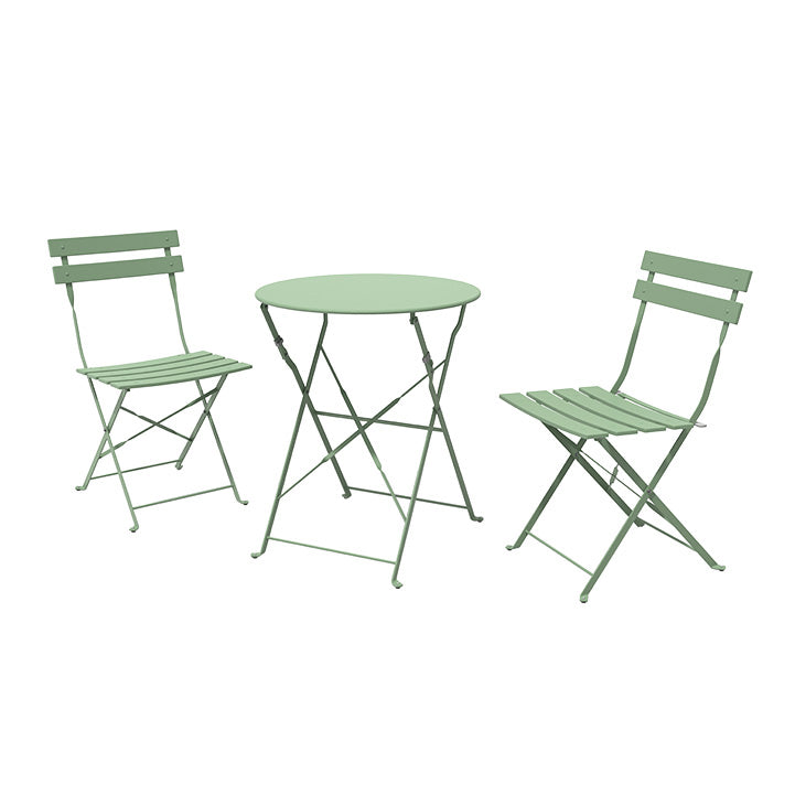 GRAND PATIO Outdoor Premium Steel 3-Piece Foldable Patio Sets