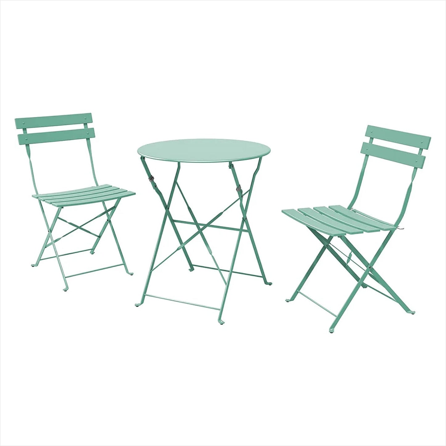 GRAND PATIO Outdoor Premium Steel 3-Piece Foldable Patio Sets