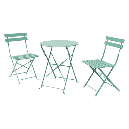 GRAND PATIO Outdoor Premium Steel 3-Piece Foldable Patio Sets
