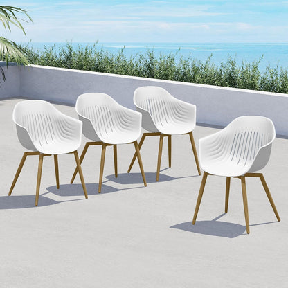 Blue Whale Outdoor Dining Chair Set